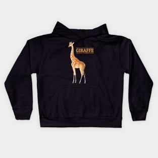 Protect our beautiful Wildlife Giraffe Kids Hoodie